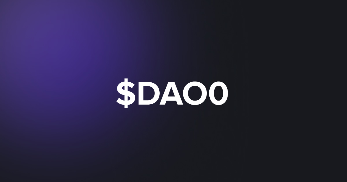 BRC20 $DAO0