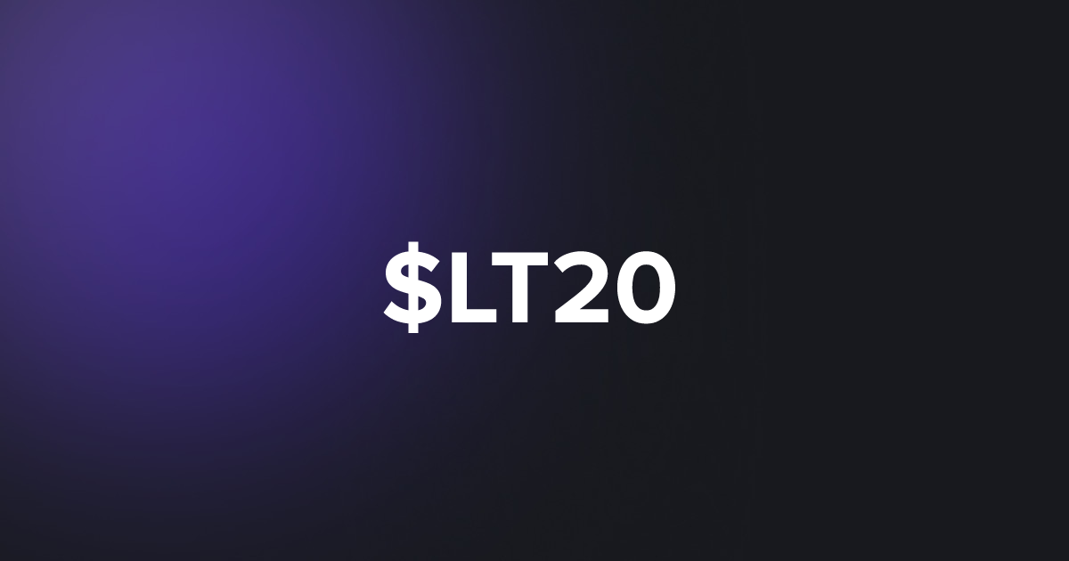 BRC20 $LT20