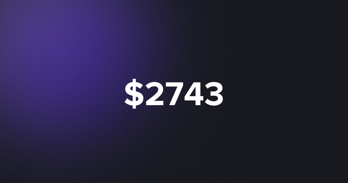BRC20 $2743