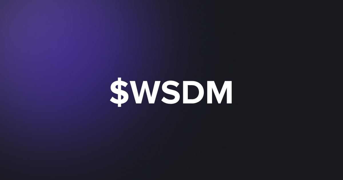 BRC20 $WSDM