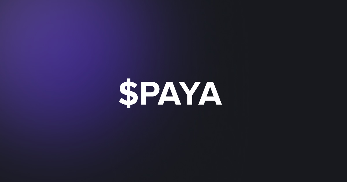 BRC20 $PAYA