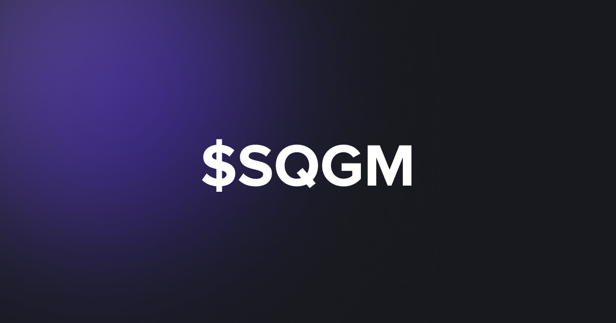 BRC20 $SQGM