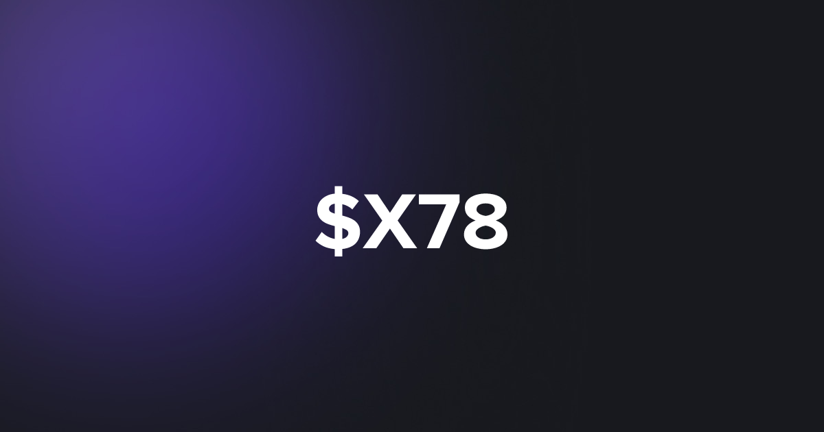 BRC20 $X78