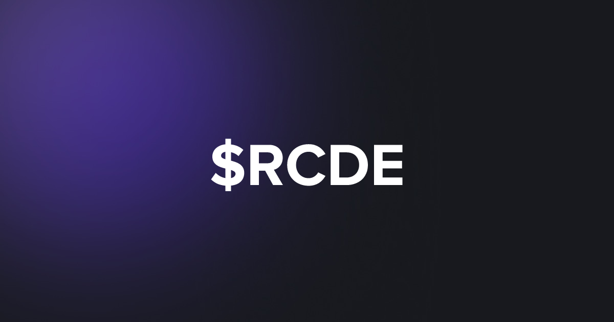 BRC20 $RCDE