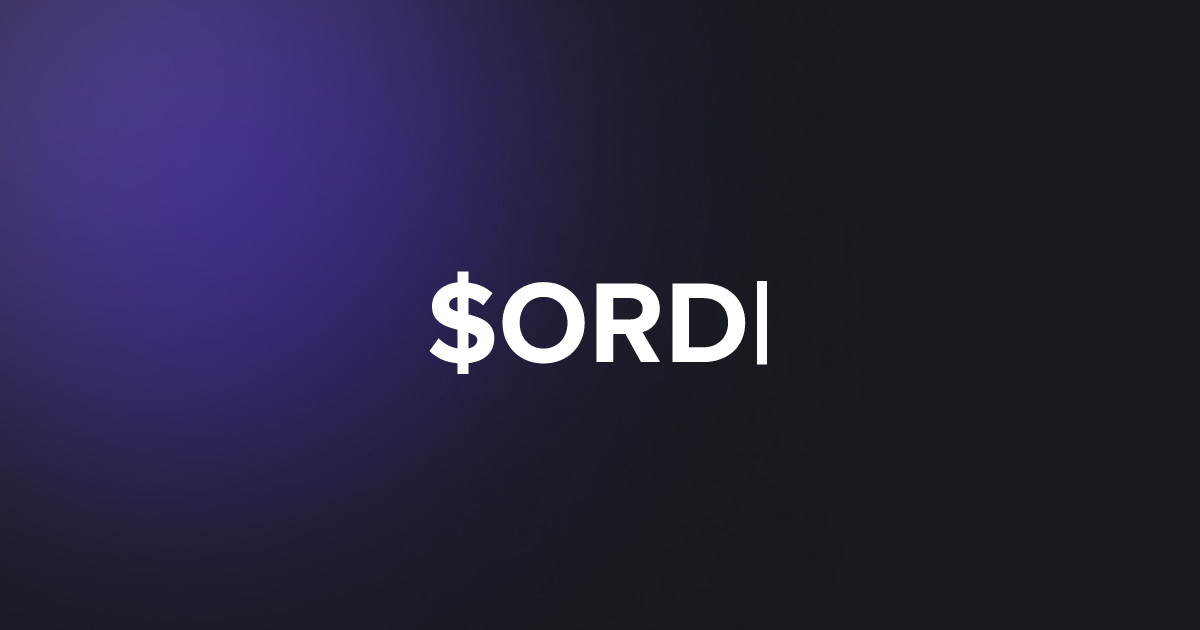 BRC20 $ORD|