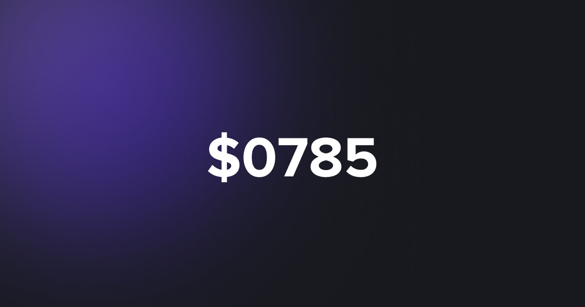 BRC20 $0785