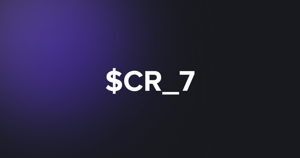 BRC20 $CR_7