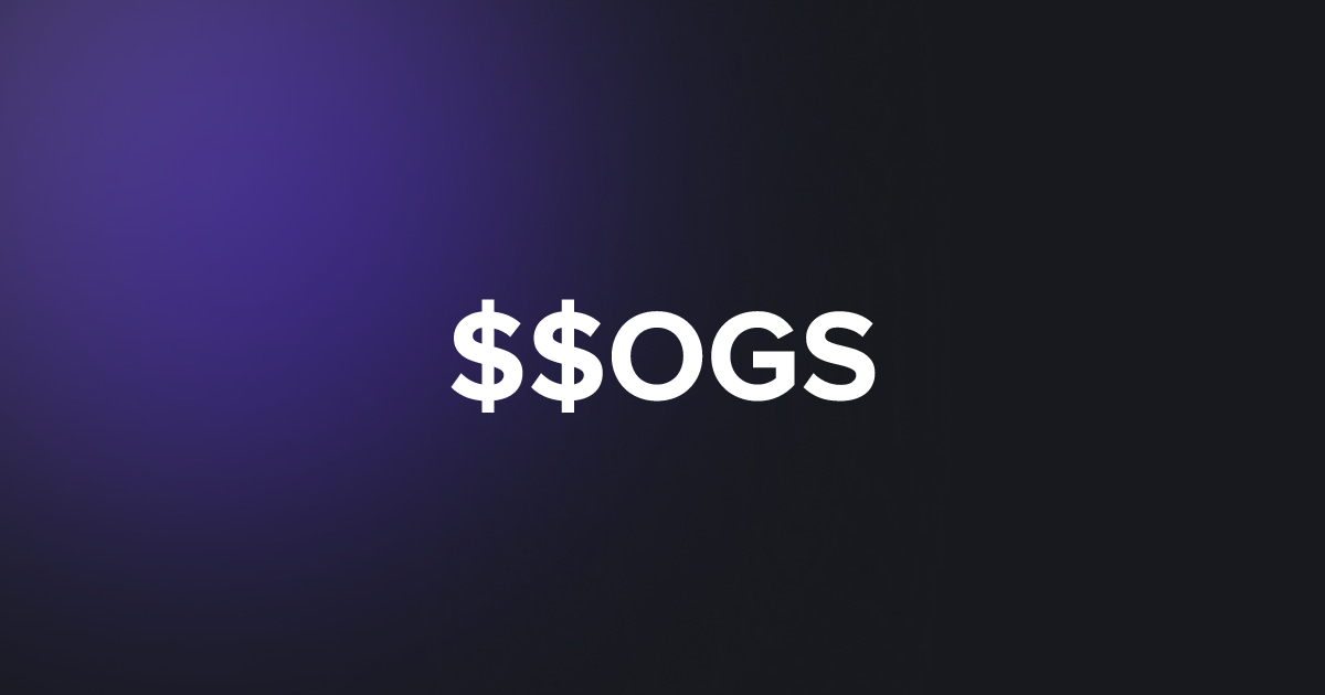 BRC20 $$OGS