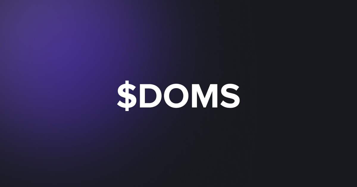 BRC20 $DOMS