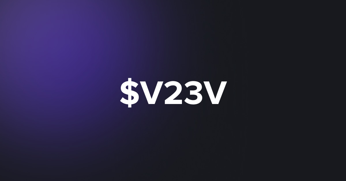 BRC20 $V23V