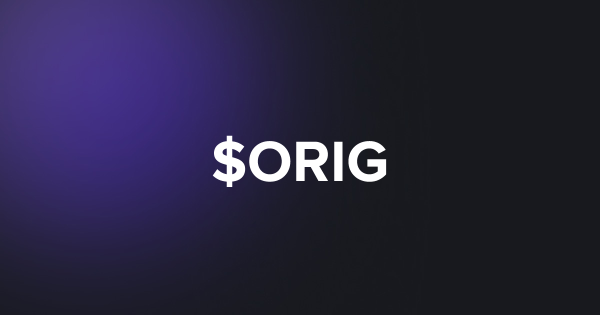 BRC20 $ORIG