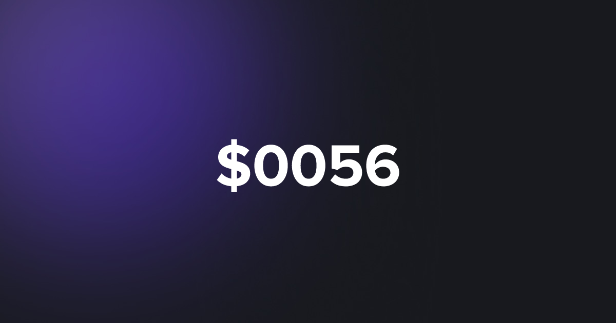 BRC20 $0056