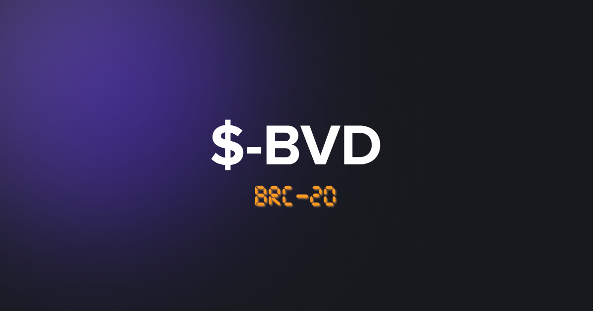 BRC20 -BVD
