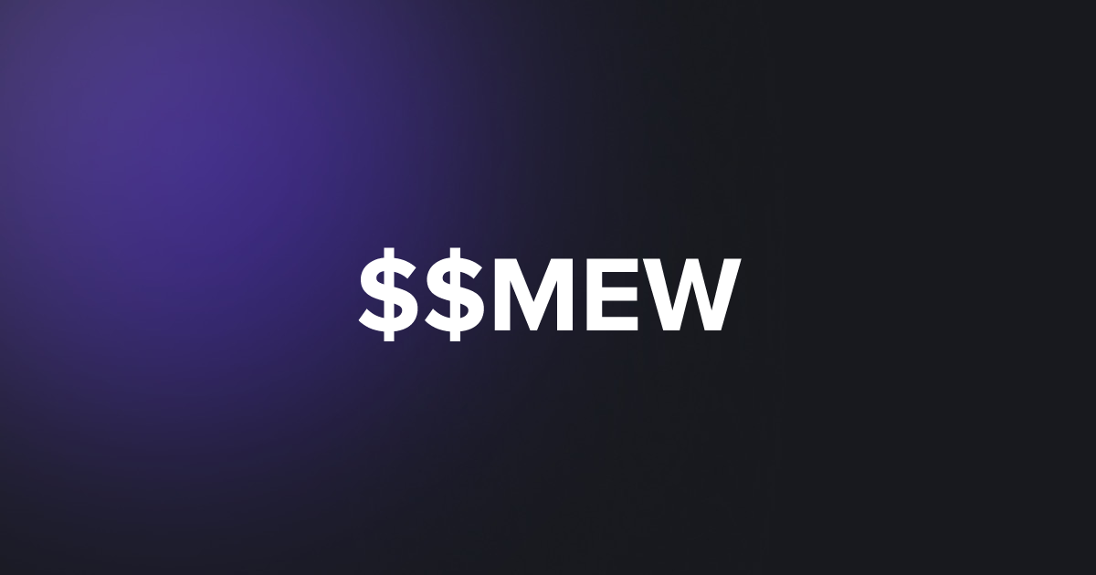 BRC20 $$MEW