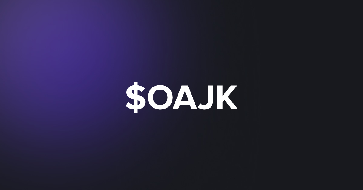 BRC20 $OAJK
