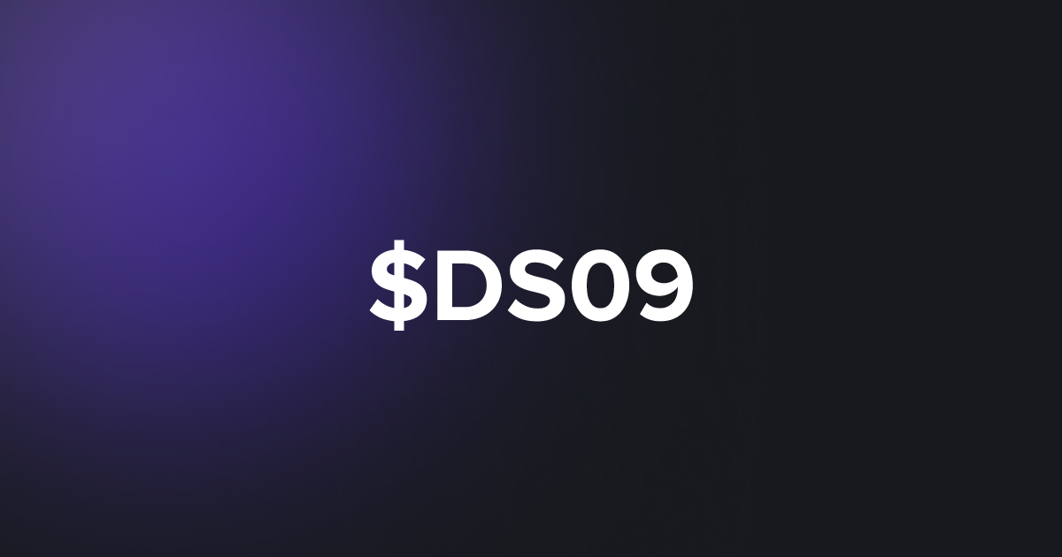 BRC20 $DS09