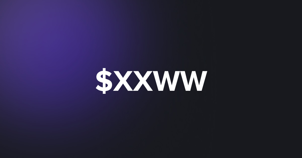 BRC20 $XXWW
