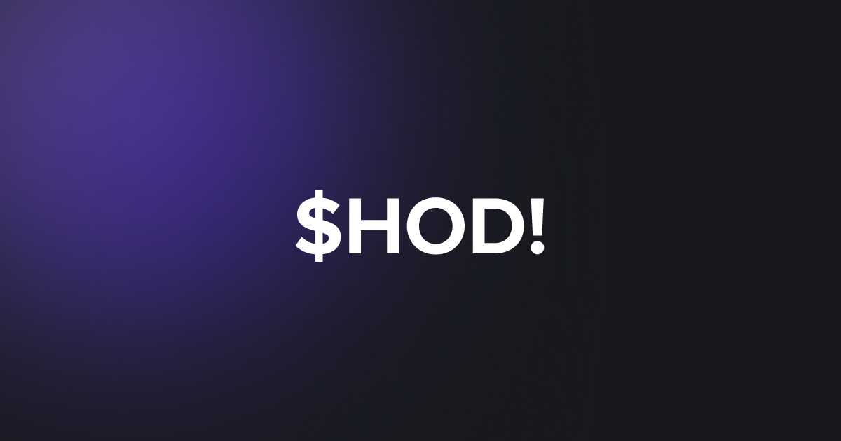 BRC20 $HOD!