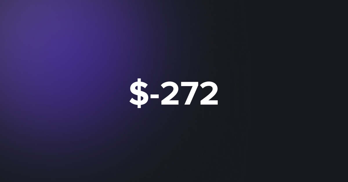 BRC20 $-272