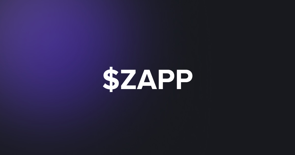 BRC20 $ZAPP