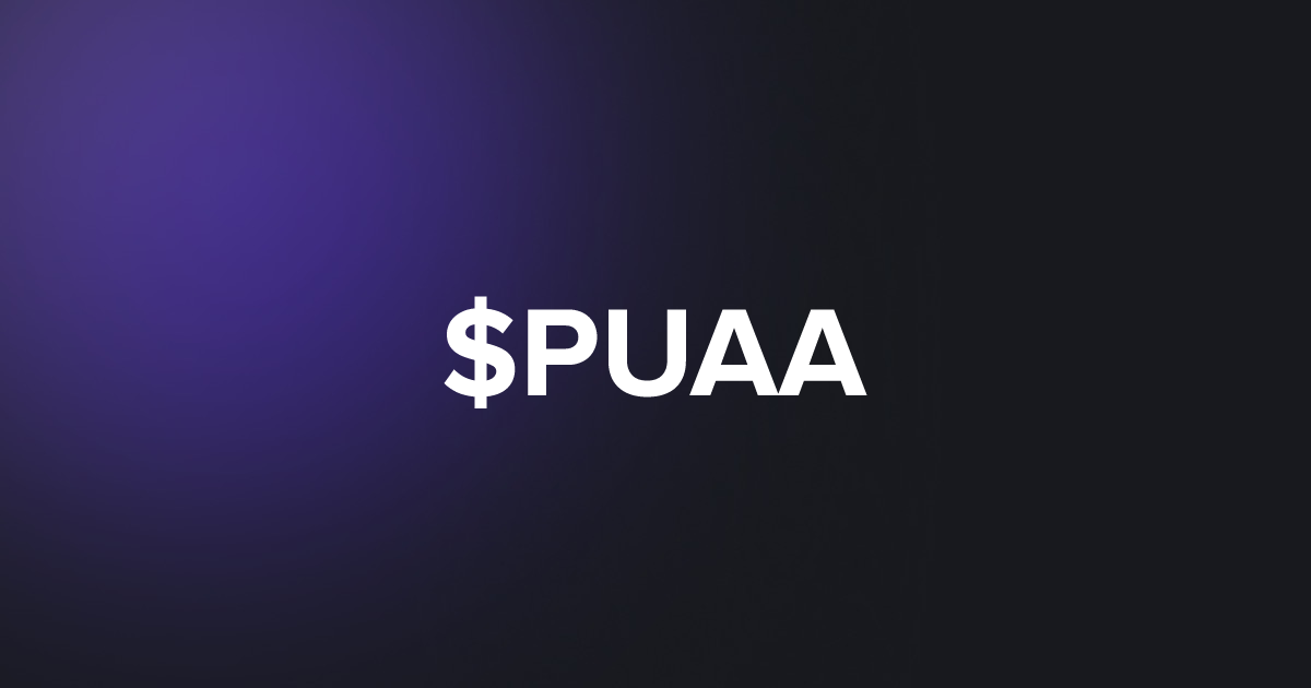 BRC20 $PUAA