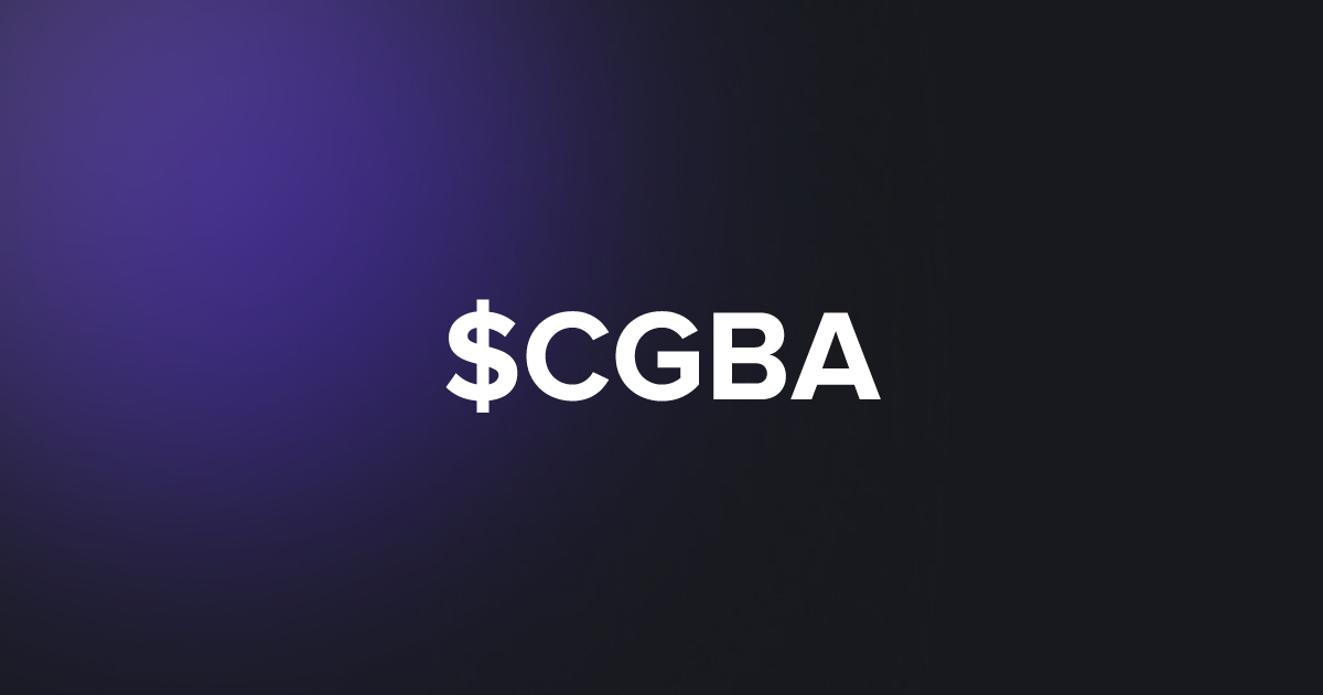 BRC20 $CGBA