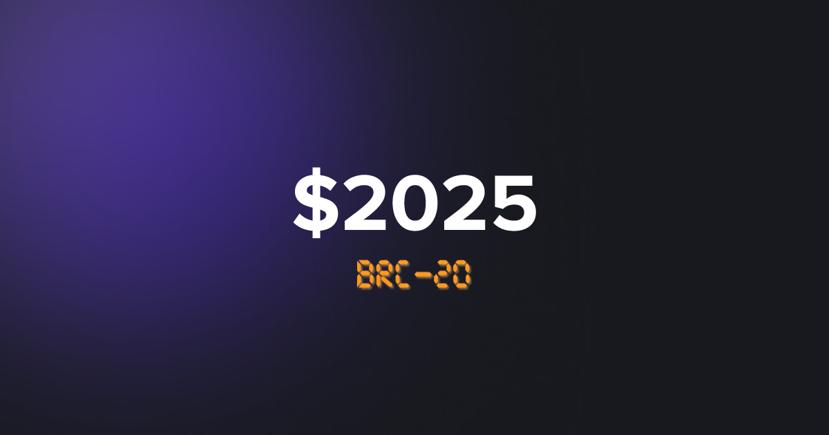 BRC20  2025