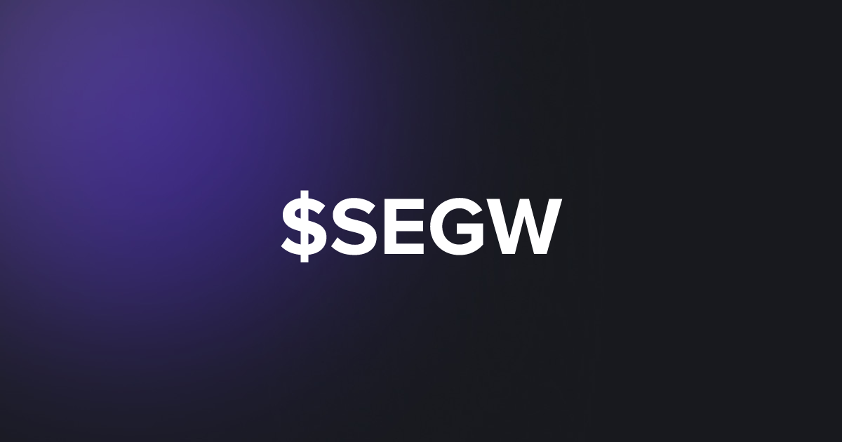 BRC20 $SEGW