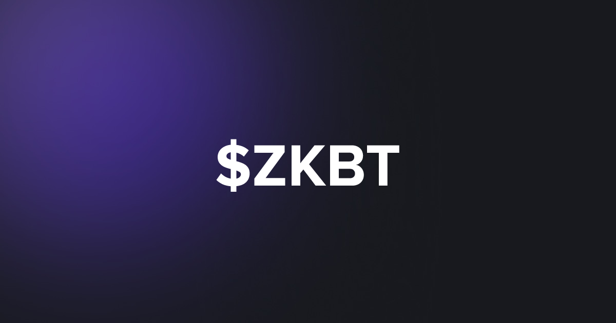 BRC20 $ZKBT