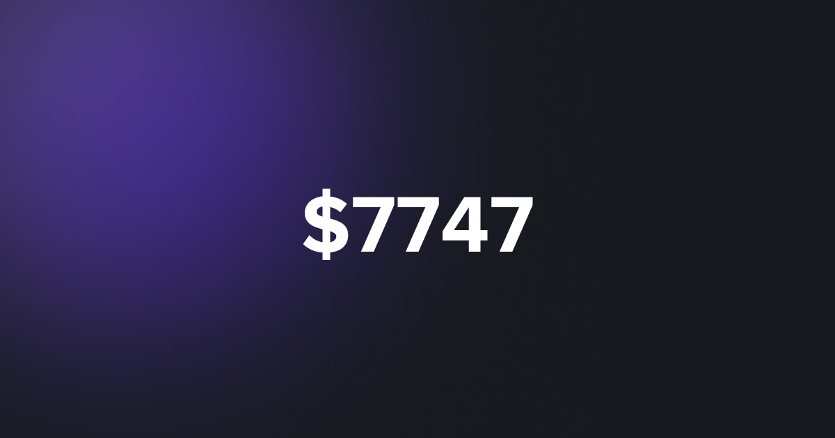 BRC20 $7747