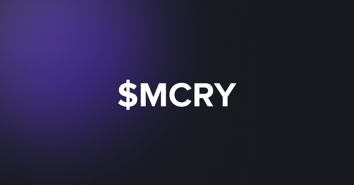 BRC20 $MCRY