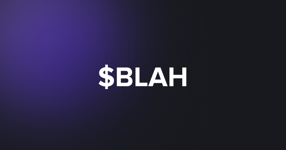 BRC20 $BLAH