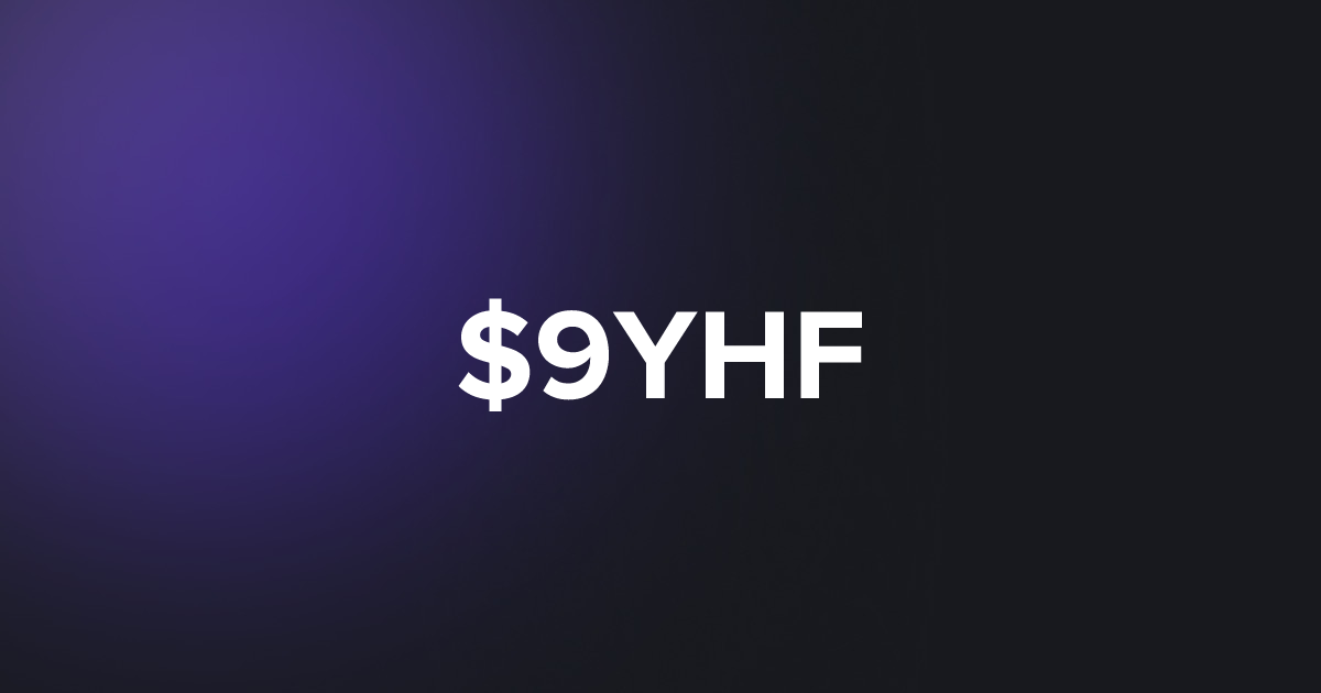 BRC20 $9YHF