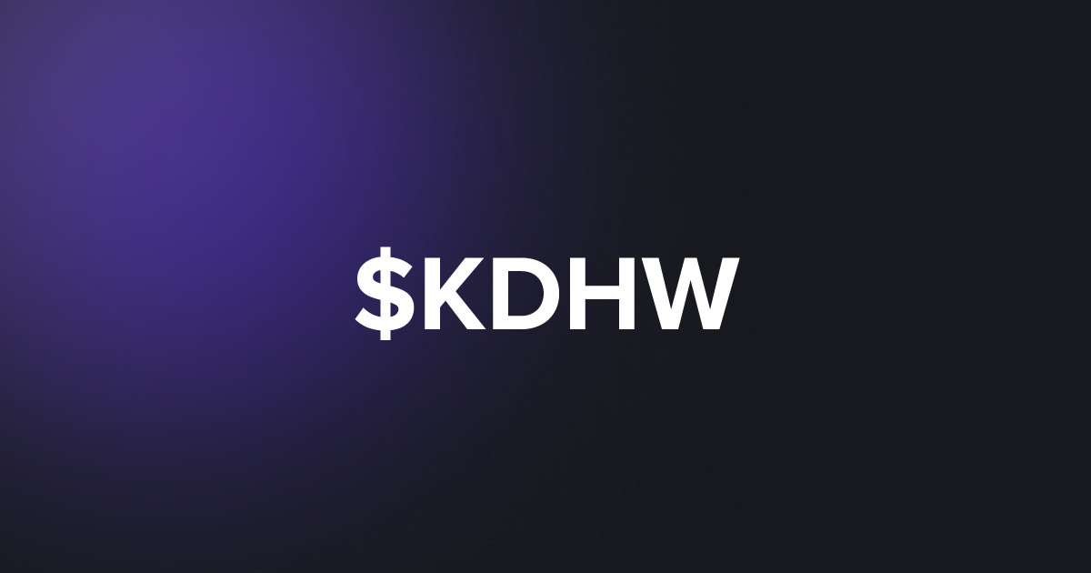 BRC20 $KDHW