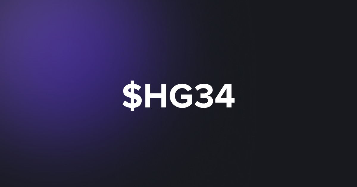 BRC20 $HG34