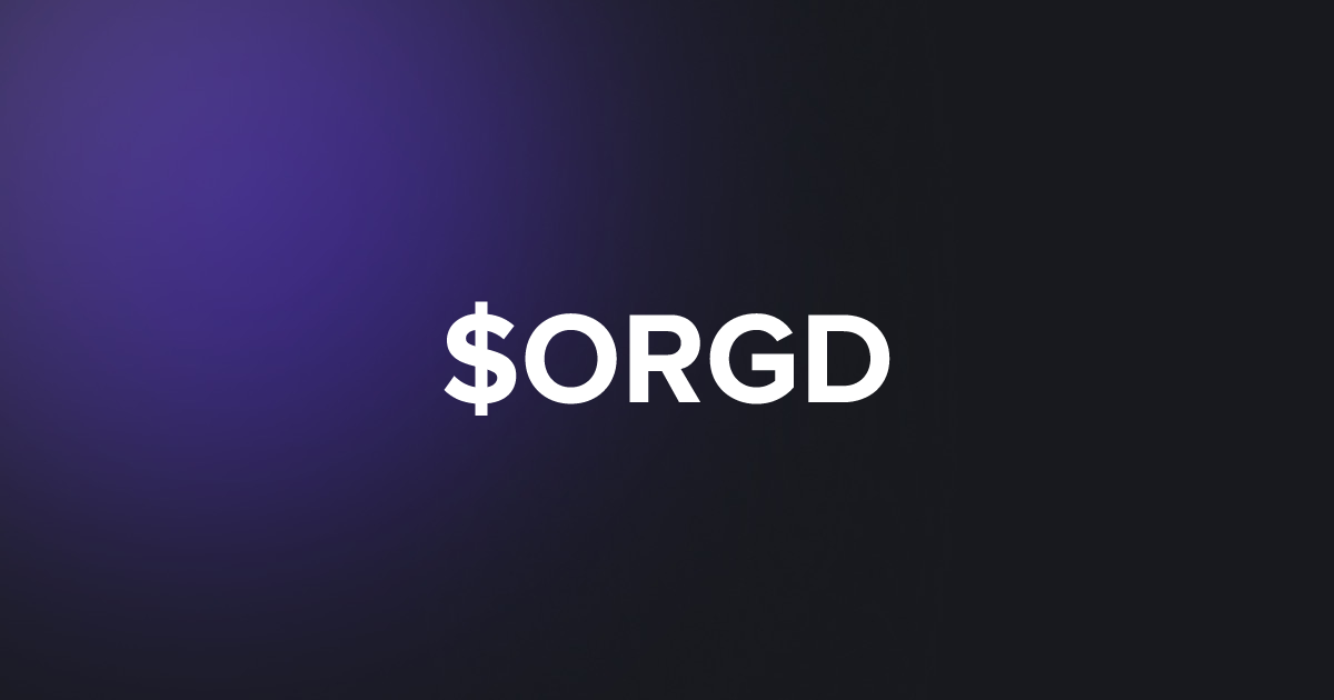 BRC20 $ORGD
