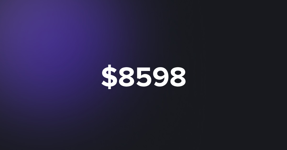 BRC20 $8598