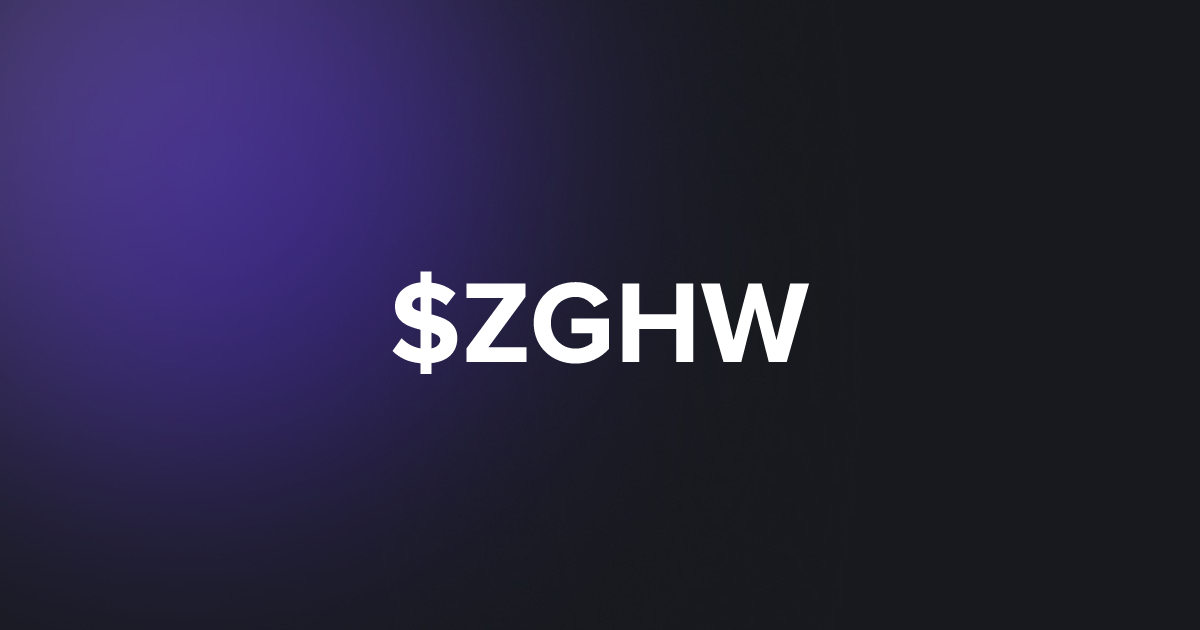 BRC20 $ZGHW