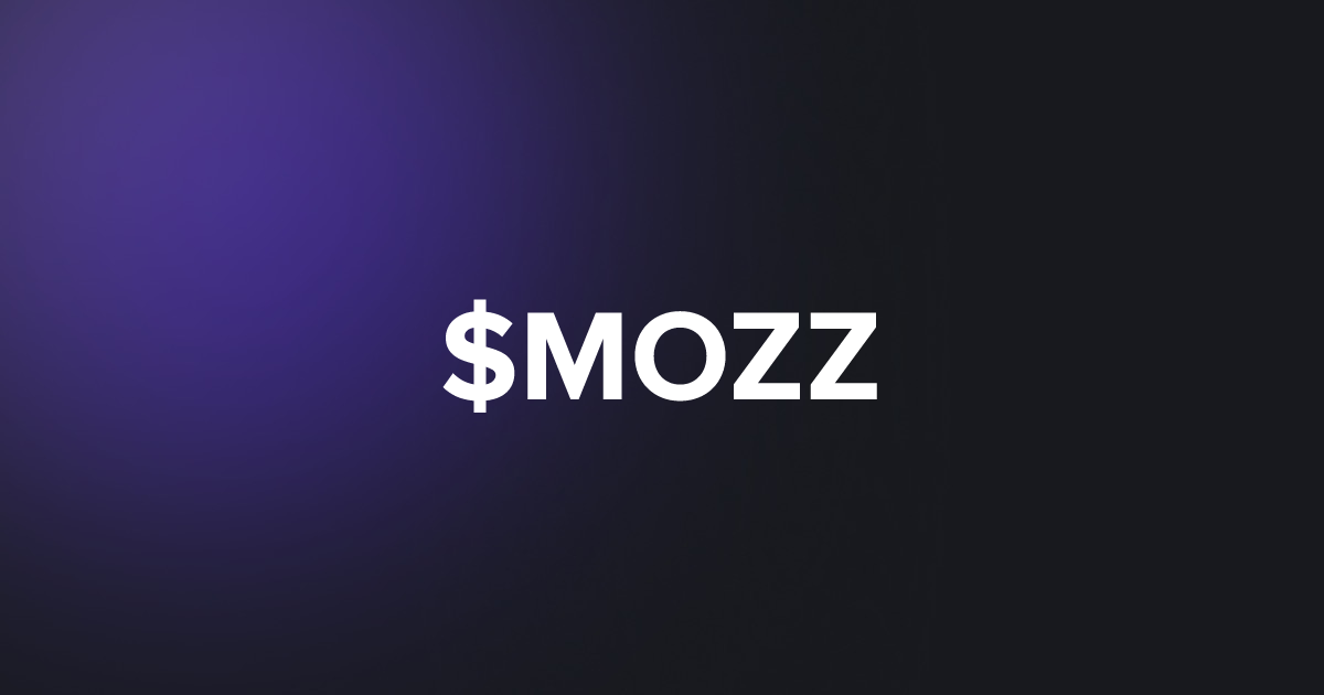 BRC20 $MOZZ