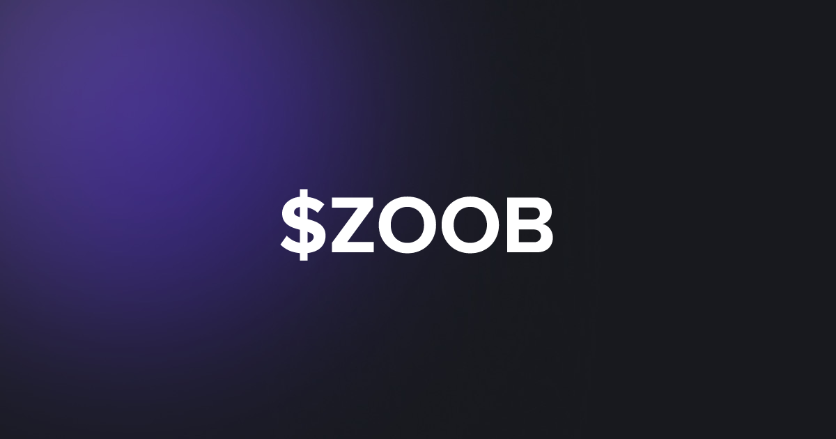 BRC20 $ZOOB