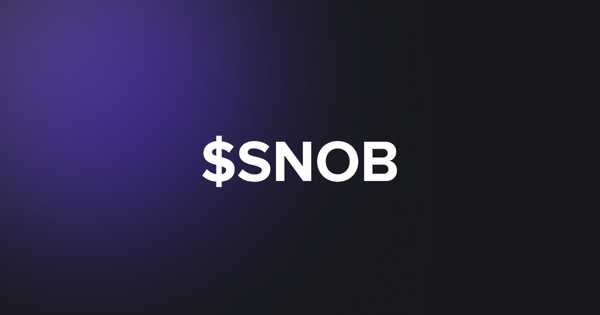 BRC20 $SNOB