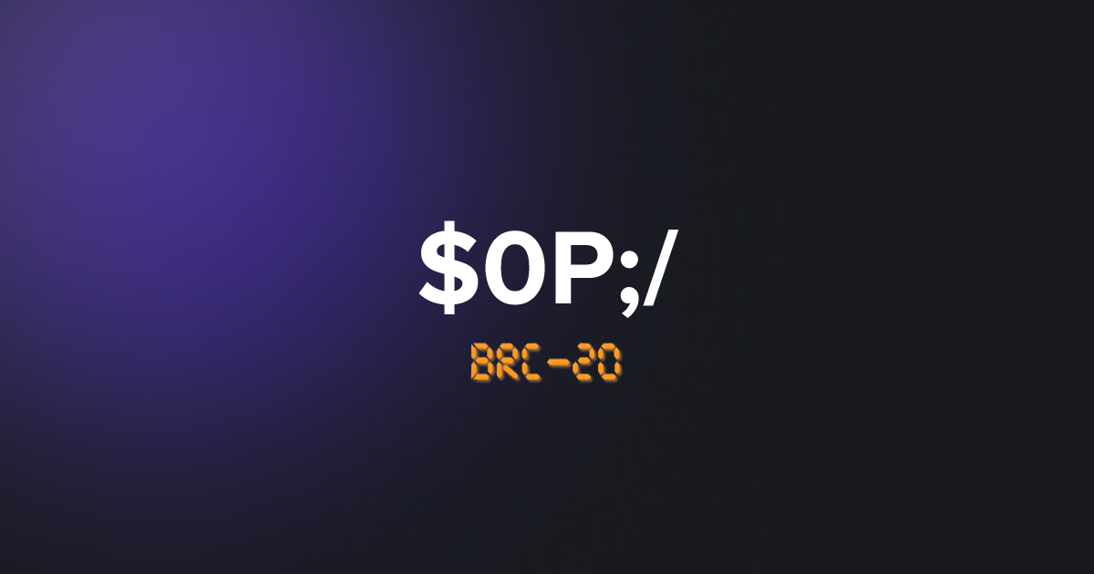 BRC20 0P;/