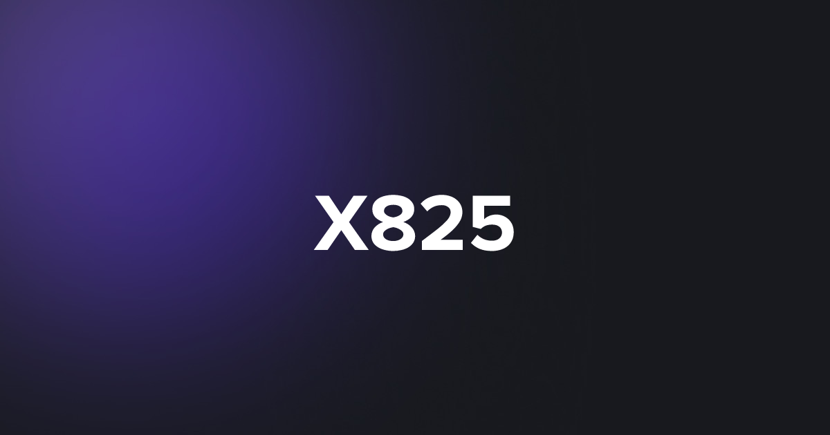 BRC20 X825