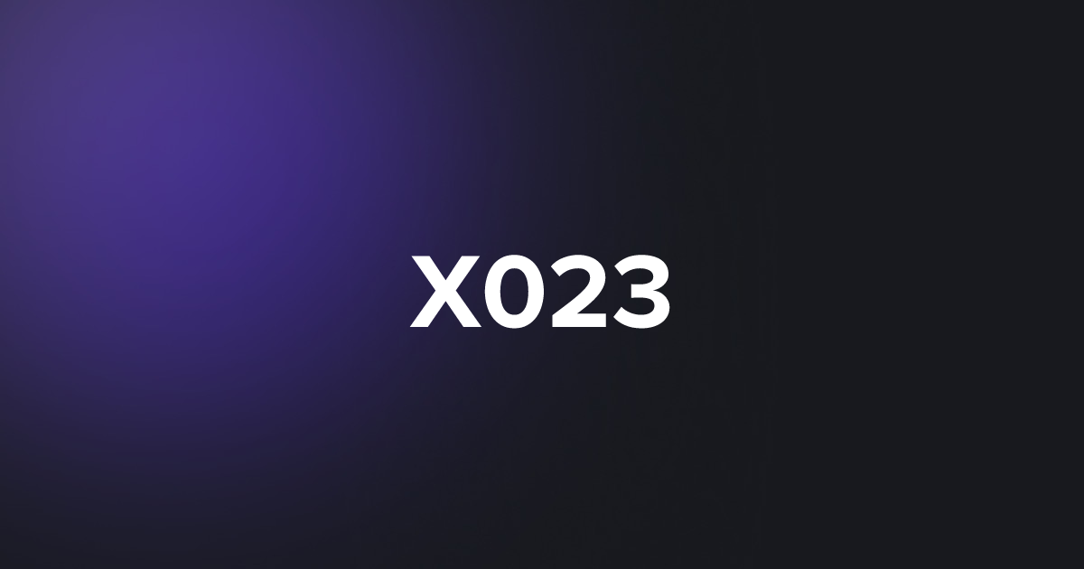 BRC20 X023