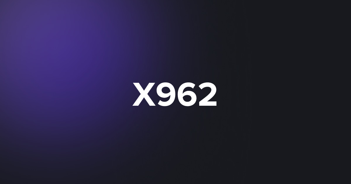 BRC20 X962