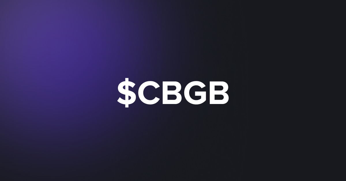BRC20 $CBGB