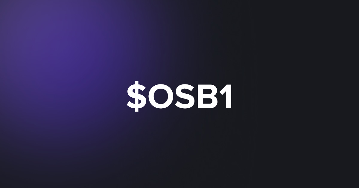 BRC20 $OSB1