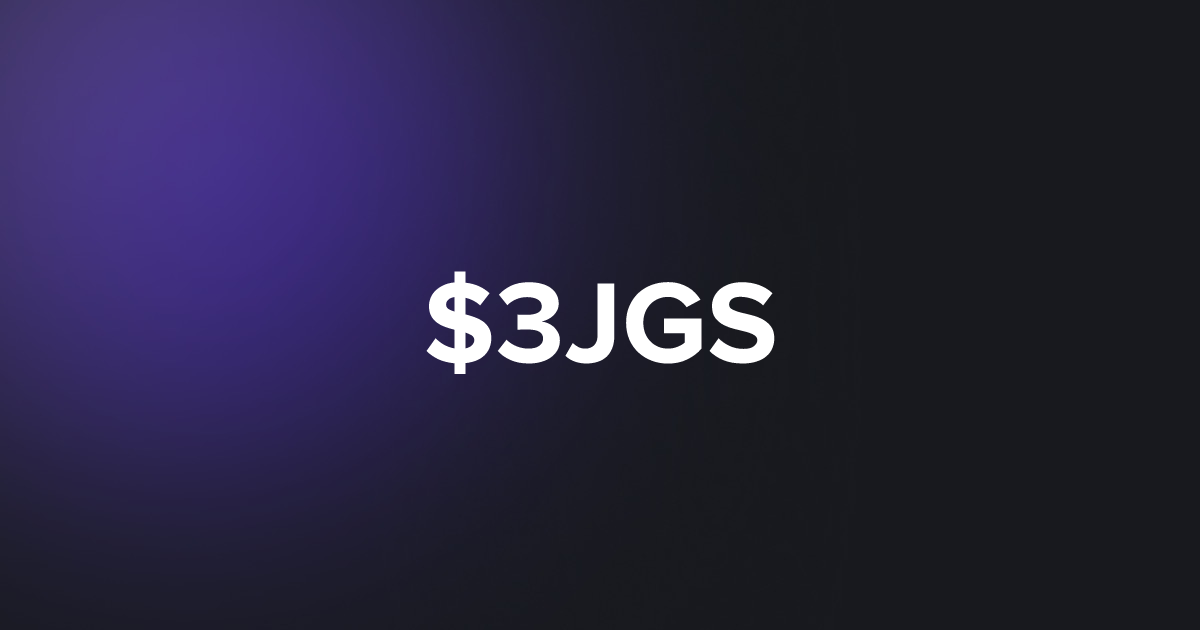 BRC20 $3JGS