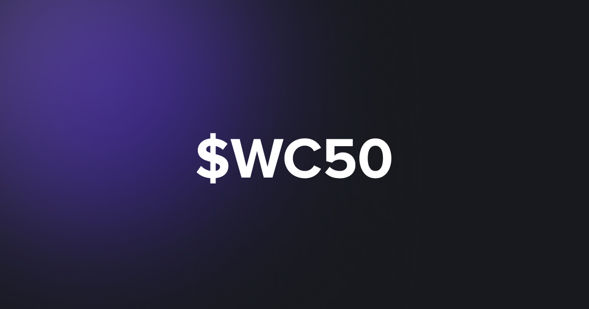 BRC20 $WC50