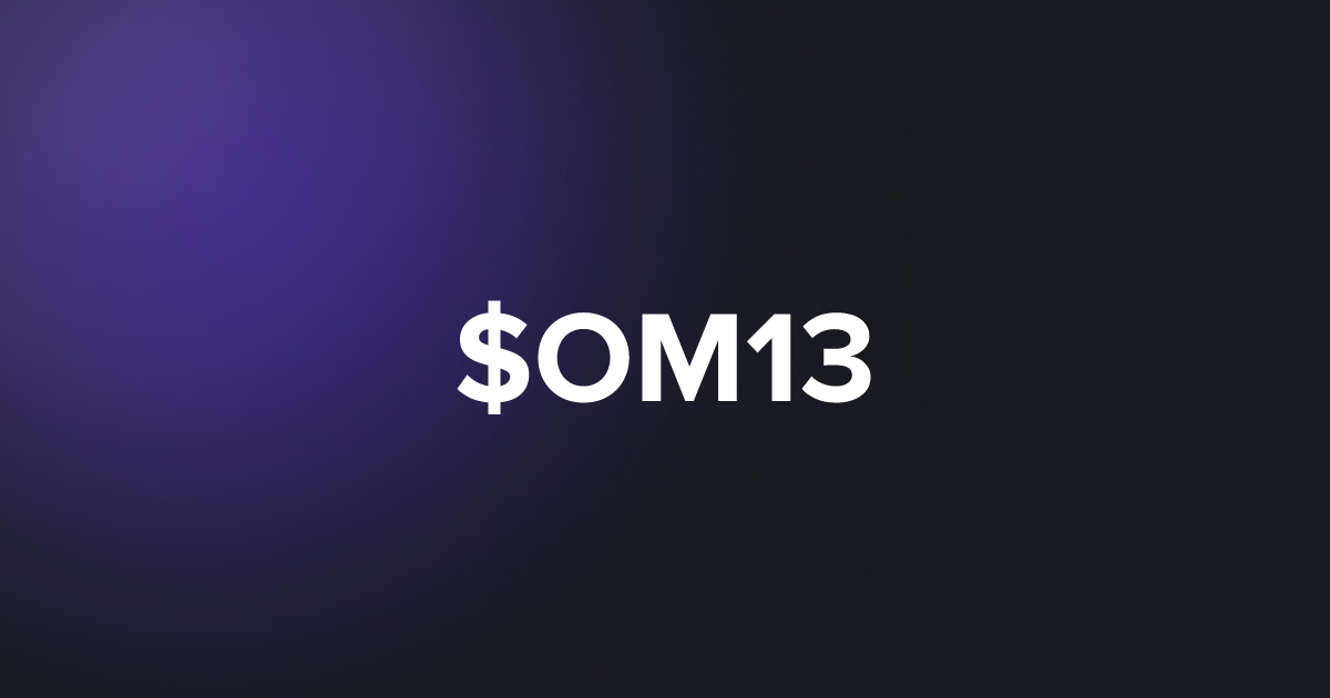 BRC20 $OM13